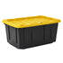 Black and Yellow Storage Tote