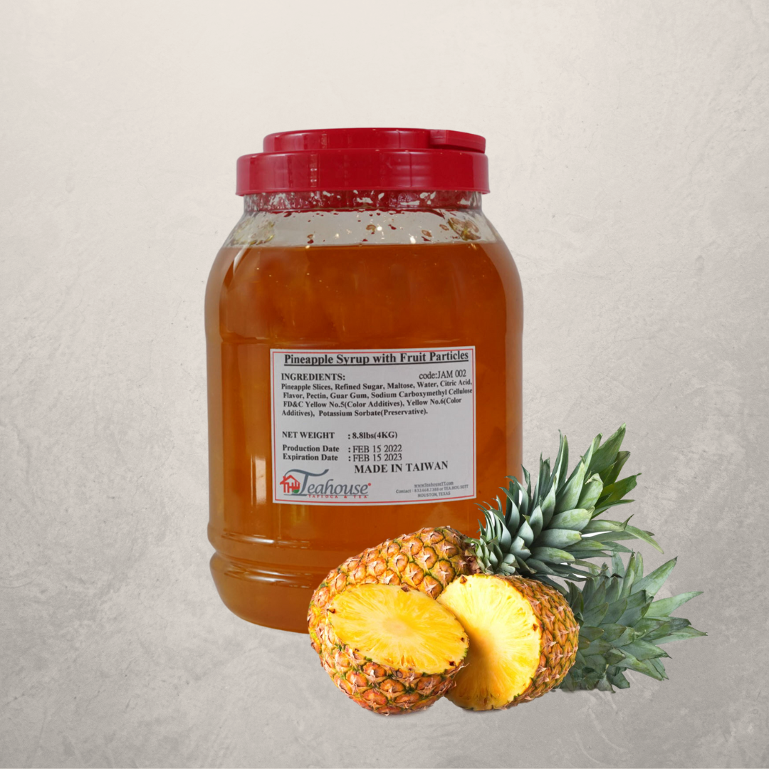 Pineapple Syrup with Fruit Particles