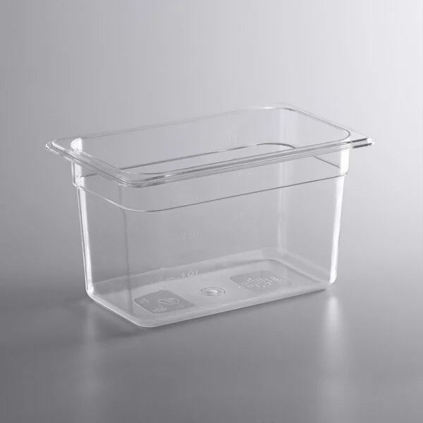 1/4 Clear Food Pan 6" Deep