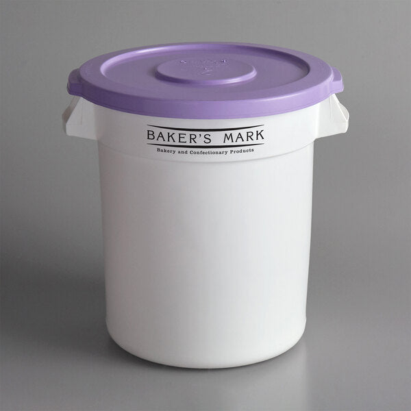 Panko- White/Brown Sugar Container Baker's Mark 10 Gallon