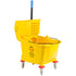 35 Qt. Yellow Mop Bucket & Side Press Wringer Combo