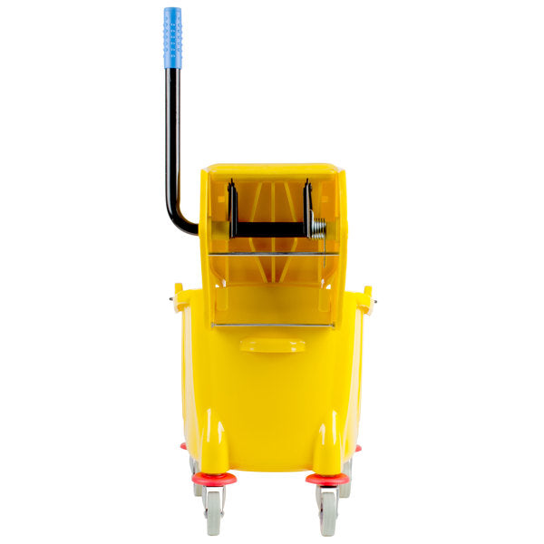 35 Qt. Yellow Mop Bucket & Side Press Wringer Combo